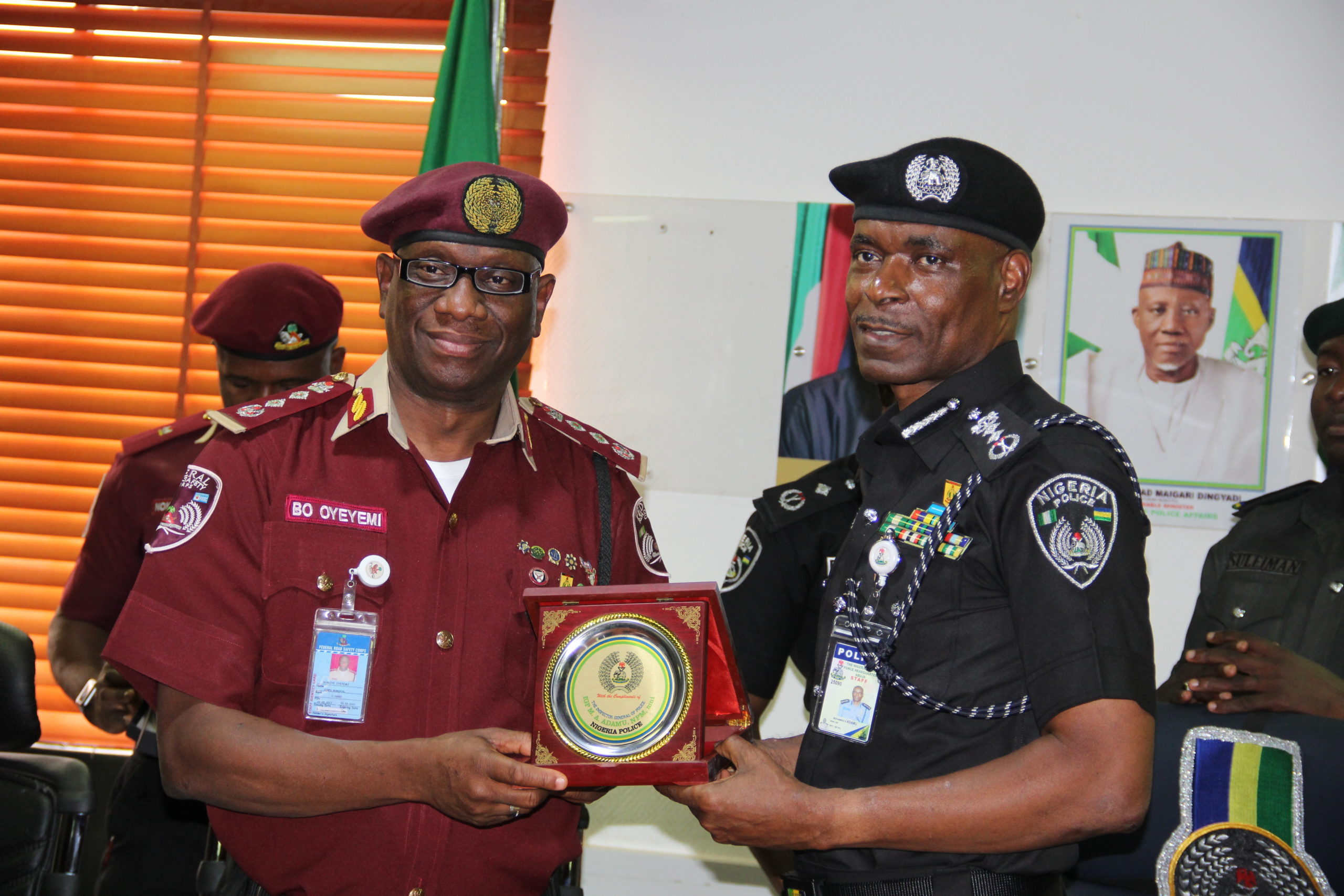 Police Chief Meets Corps Marshal, Frowns at Illegal Use of Siren, Revolving Lights …Commends CP Odumosu